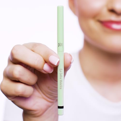 Pixi Beauty Eye Define Waterline | Ultra-Fine Waterproof Eyeliner Pencil for Inner & Upper Lash Line | Smudge-Proof, Transfer Resistant & Long-Wearing | Tightline Black | 0.012 oz/0.35g