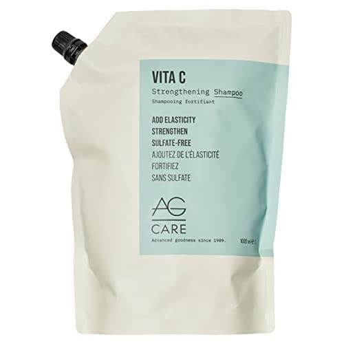 AG Care Vita C Vitamin C Sulfate-Free Strengthening Shampoo, 33.8 Fl Oz