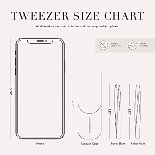 Tweezerman Exclusive Tea Rose Petite Tweezer Set