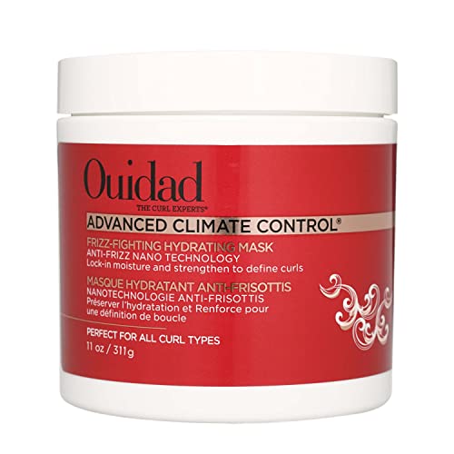 Ouidad Advanced Climate Control Hydrating Hair Mask 11oz | Frizz Control Curl Treatment with Vitamin C & Castor Oil | Anti-Humidity Repair for Curly, Wavy & Coily Hair