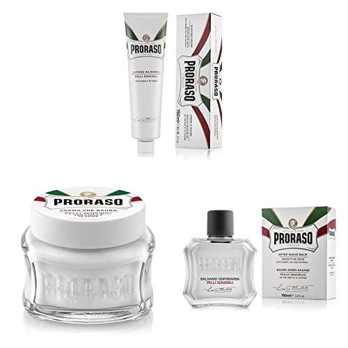 Proraso Protective Shaving Kit, Moisturizing with Aloe Vera and Vitamin E