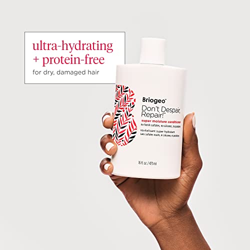 Briogeo Don't Despair, Repair! Super Moisture Conditioner, for Dry, Damaged Hair, Hair Moisturizer featuring Argan Oil, Vegan, Cruelty-Free