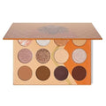 Juvia's Place Nubian Earth Palette - Browns, and Tans - Matte and Shimmer Pressed Pigments - Flattering for All Skin Tones - Shine Brown, White, Brown Palette