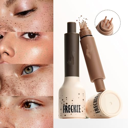 MAEPEOR Freckle Stamps 4 Colors Natural Sunkissed Looking Freckles Dot Pen Waterproof Longlasting Face Freckles (04 CARAMEL)