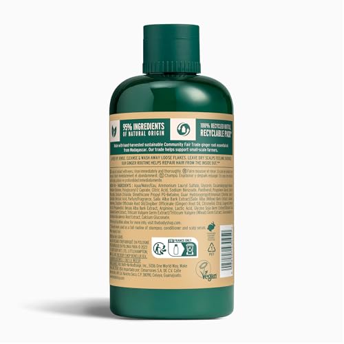 The Body Shop Ginger Scalp Care Shampoo ? For Dry, Flaky Scalp ? With Vegan Silk Protein ? 250ml