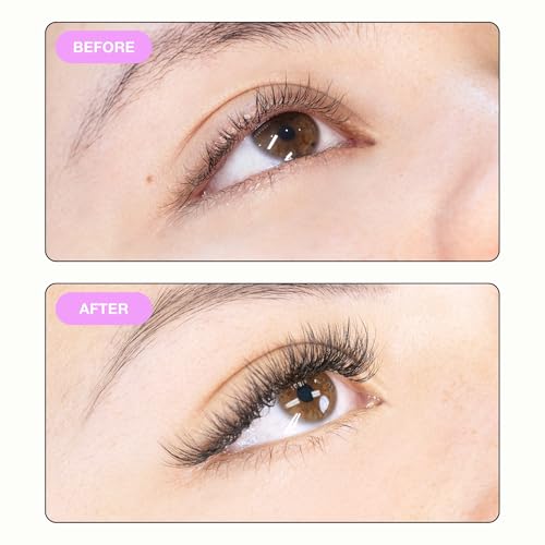 Curacoro Fairy Volume Lash Extensions 3D - 0.7mm Thickness CC Curl 8mm-15mm Length, Premium Matte Black Individual Eyelashes Tray, Professional Supplies Use