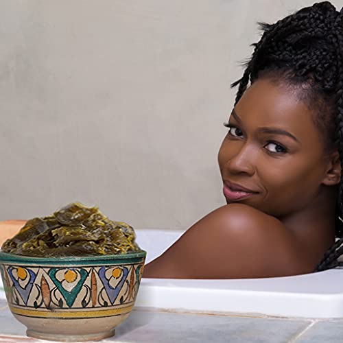 Zakia's Morocco Black Soap (Beldi Soap) Original - 100% natural Moroccan Black Soap, Body Scrub, Pure & Natural, Purifying, Cleansing, exfoliating for Hammam Ritual- 8.0 Oz / 226gr