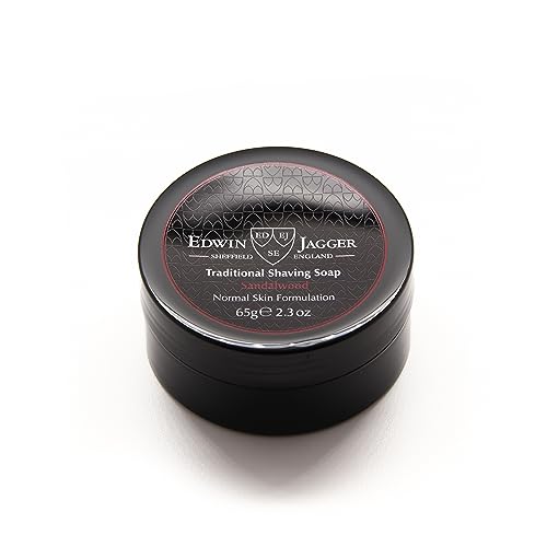 Edwin Jagger SSSWT Sandalwood 99.9% Natural Traditional Shaving Soap 65g Travel Tub