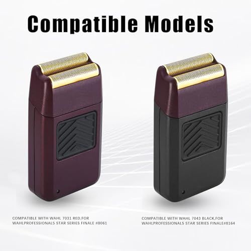 For wahl Shaver Foil Replacement, Compatible with wahl Shaver Super Close Replacement Foil Head for Shaver 07031-100, 07043 (Red 1PACK)