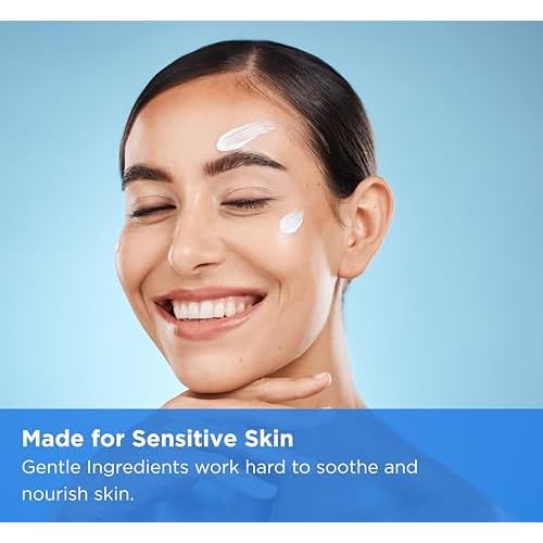 Seborrheic Dermatitis Face Cream for Sensitive Skin - Hydrates & Supports the Skin Barrier with MCT Oil, Squalane - Moisturizing Face, Scalp and Body Cream - No Steroids, Gentle Ingredients