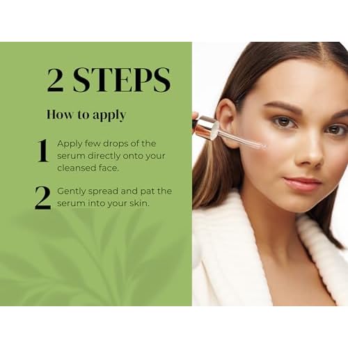 Vitamin C Face Serum - Brightening, Hydrating, Glowing Skin with Hyaluronic Acid, Turmeric, Vitamin E, Green Tea Extract, Anti Aging Facial Serum for Fine Lines & Wrinkles ? 1 Fl Oz