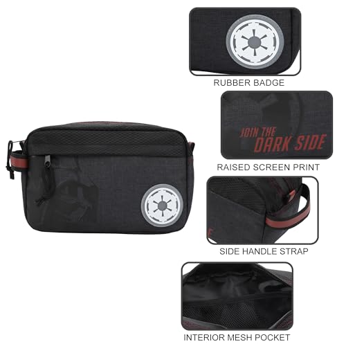 Bioworld Star Wars Toiletry Bag with Rubber Badge Imperial Logo