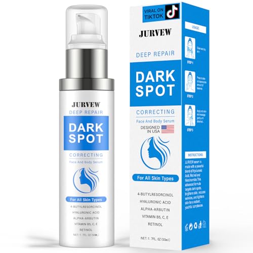 Dark Spot Remover Face and Body, Dark Spot Corrector Cream for Age Spot Sun Spot Melasma Freckles, Rapid Corrects Uneven Skin Tone, with Hyaluronic Acid and Retinol for Women and Men