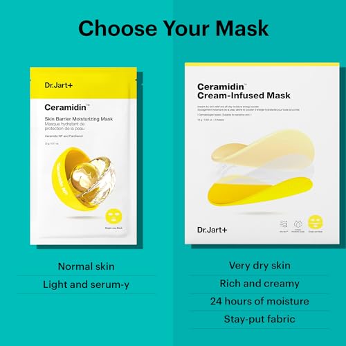 Dr.Jart+ Ceramidin Skin Barrier Moisturizing Korean Face Mask | Sheet Mask | Korean Skin Care