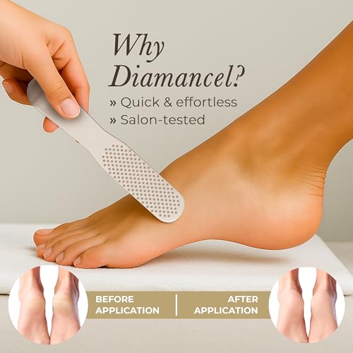 Diamancel Luxury Diamond Foot Callus File Rasp & Buffer ? Canadian Professional Grade Pedicure Care for Calluses and Rough Skin (#20 Coarse Grit)