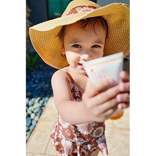 Earth Baby Broad Spectrum SPF 30+ Sunscreen, Reef Safe, Water-Resistant, UVA/UVB Protection, Hypoallergenic for Sensitive Skin, Natural and Organic, For Babies Toddlers and Kids, , 1.7 Fl Oz