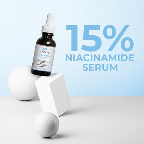 Skin Deva 15% Niacinamide Serum with Vitamin B3 ? Pore Appearance & Oil Balance Facial Serum, Lightweight Formula for Smooth, Even-Looking Skin (1 fl oz)