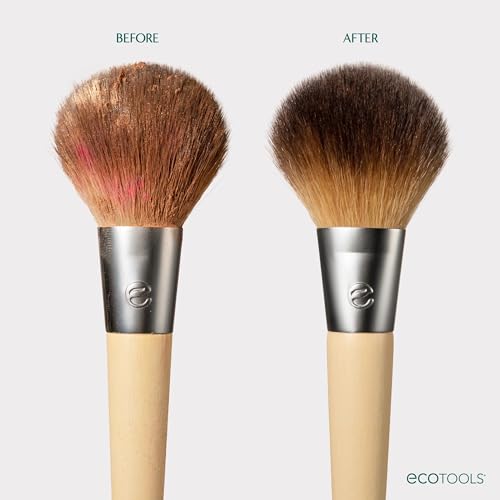 EcoTools XL Daily Brush Cleaner, Makeup Brush Spray Refill, Quick Dry Cleaning Solution For Beauty Tools, Fragrance Free, Extra Large Size, Cruelty-Free & Vegan, 16 fl oz./473 ml. Bottle