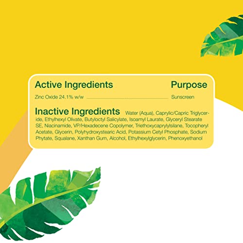 Alba Botanica Sunscreen for Face, Fragrance-Free Sheer Mineral Face Sunscreen Lotion, Broad Spectrum SPF 50, Water Resistant and Biodegradable, 2 fl. oz. Bottle (Packaging May Vary)