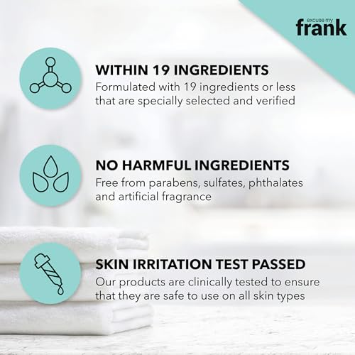 Innerest [Excuse My Frank Hyaluronic Face Cleanser Cleansing Gel Moisturizing Face Wash 500ml/16.9 fl.oz. | Cleanser for All Skin Type I Korean Skin care