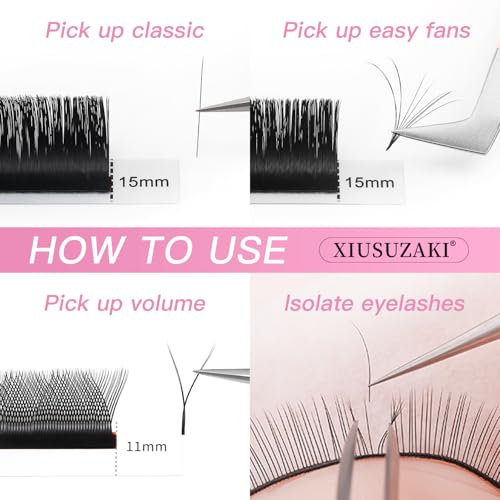 Lash Tweezers For Eyelash Extensions Fiber Tip Lash Tweezers Pink Straight/Curved Tweezer(Pink,X01)