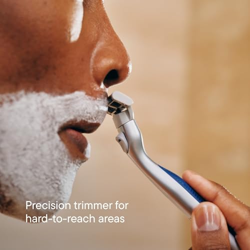 Harry's-PLUS: Razor for Men - Premium Handle and Razor Blade Cartridge - Advanced Pivoting System - Shaving Kit for Men - Clay