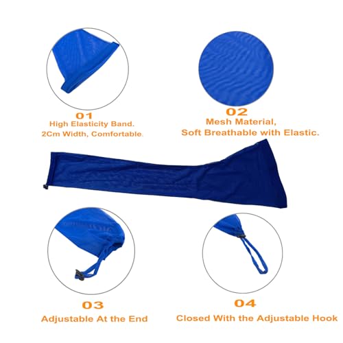 Hair Weave Sleeve for Locs Stretch Mesh Hairweave Sleeve for Braids, Dreadlocks, Twists, Breathable & Lightweight Loc Sock