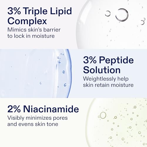 Skinfix Triple Lipid Activating Serum - 1 oz - Visibly Smooths & Firms Skin with Peptides - Reduces Fine Lines & Wrinkles - Fast Absorbing, Non-Comedogenic, Fragrance Free, Vegan, Cruelty Free