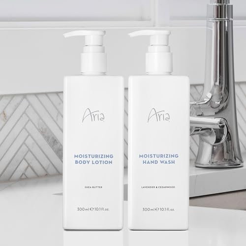Aria Moisturizing Body Wash - Scented with Cedarwood, Green Mandarin, Lavender - Vegas Hotel Body Wash - 10 oz