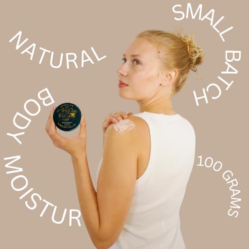 Beef Tallow Balm ? Organic Grass Fed Beef Tallow Face Cream & Moisturiser for Skin Care ? Hydrating Tallow Balm for Dry Skin ? Natural Organic Skincare with Grass Fed Beef Tallow for Face (100g)