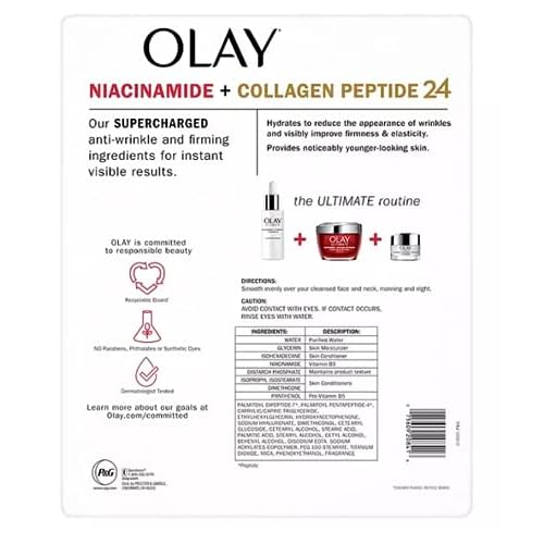 Olay Ultimate Niacinamide + Hyaluronic + Peptide Eye Cream (0.5 fl. oz., 2 pk.)