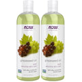 NOW Foods Solutions,Grapeseed Oil,Skin Care for Sensitive Skin,Light Silky Moisturizer for All-Skin Types,16-Ounce,(Pack of 2)