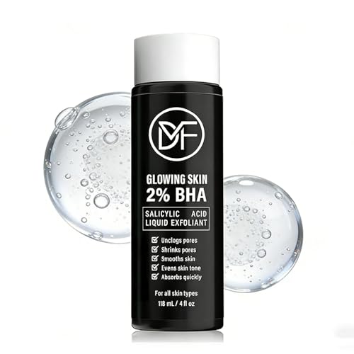 2% BHA Salicylic Acid Liquid Exfoliant Serum For Blackhead Removal,Unclog Pores,Smooths skin118mL 4 fl OZ Face Exfoliator For Facial Skin Care