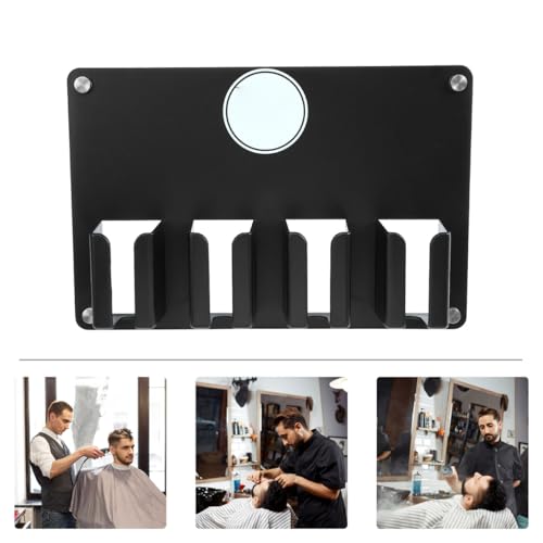 POPETPOP Hair Clipper Holder - Wall-Mounted Hairdressing Trimmers Storage Rack, Electric Hair Clipper Organizer, Barber Station Organizer