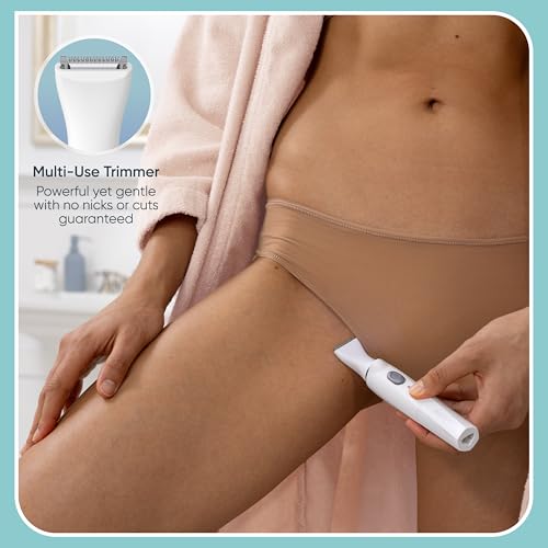 Conair GIRLBOMB All-in-One Face/Body Trimmer and Shaver Set for Women, Wet/Dry, Rechargeable