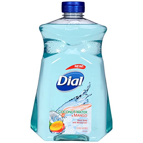 Dial Liquid Hand Soap Refill, Coconut Water & Mango, 52 Fluid Ounces (Pack of 3)