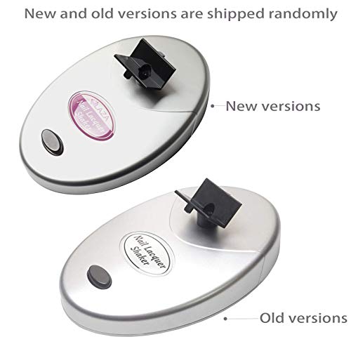 Laza Nail Lacquer Shaker Nails Gel Polish Varnish Adjustable Bottle Shaking Machine Shake Evenly Tools for Nails Art - Sliver