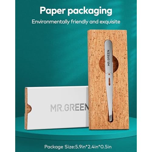 MR.GREEN Tweezers For Women Facial Hair, Professional Precision Eyebrow Tweezers for Women and Men,