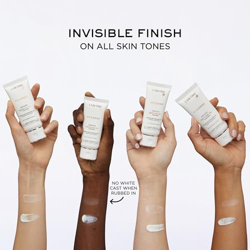 Lanc?me UV Expert Defense SPF 50+ Primer & Moisturizer | 3-in-1 Facial Sunscreen with Broad Spectrum Protection | Lightweight, Hydrating, Non-Greasy Aquagel Texture