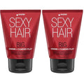 SexyHair Big Creme 2 Powder Play All Over Volumizer and Texturizer,3.4 Oz | Up to 100% More Volume | Creme to Powder Formula-| All Hair Types,(Pack of 2)