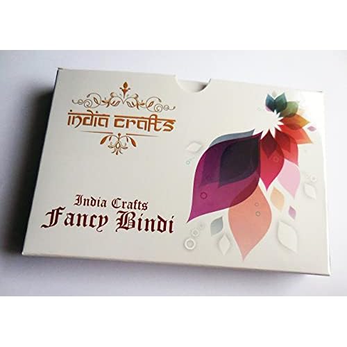 ¢â 12 Packs- 100 Multicolored long Bindis Forehead Tika Face Jewels