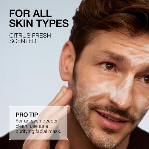 Lab Series Men's Max LS Anti-Age Cleanser - Anti Aging Skin Care for Men - Detoxifies Skin - Foaming Face Wash, 3.4 fl oz