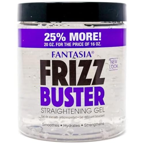 Fantasia Frizz Buster Straightening Gel - 20 fl oz (Pack of 2)