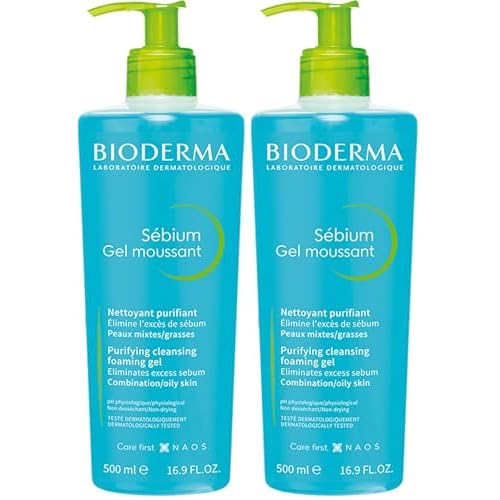 Bioderma - Face Cleanser - S?bium - Makeup Removing Cleanser - Skin Purifying - Face Wash for Combination to Oily Skin