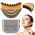 Lymphatic Contour Face Brush - Lymphatic Drainage Massager for Reducing Double Chin & Jawline Sculpting, Ultra-Soft Bristles for Lymphatic Drainage, Ergonomic Portable Design with Travel Case(2pcs)