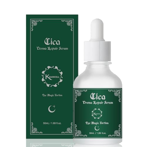 Cica Derma Repair Serum, Centella Asiatica Leaf Water 58%+Niacinamide 4%+ Beta-Glucan Serum, Korean Skin Care 1.69 fl. oz. Vegan skin for Hydrating, Skin Elasticity, Repair Damaged Skin