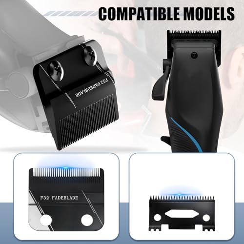 F32 Professional Fadeout Blade, High Precision Zero Adjustable Replacement Blades,Compatible with Wahl 5 Star Vapor Clipper (1 Pack)