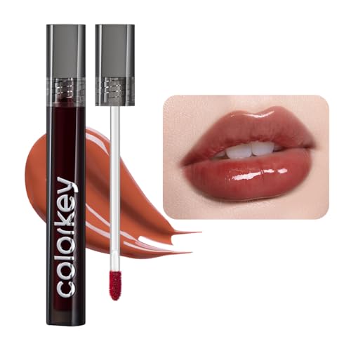 COLORKEY Air Lip Glaze Gloss Series, Lightweight & Hydrating Lip Gloss with Long-Lasting Shine, Enriched with Moisturizing Ingredients, High Shine Glossy Lip Tint, Soft & Plump Lips, Non-Sticky (O771)