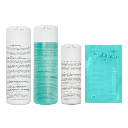Proactiv 3 Step Acne Treatment System, 60 Day Complete Skincare Kit with Benzoyl Peroxide Cleanser, Toner, Repairing Treatment, and 15?Count Pimple Patch
