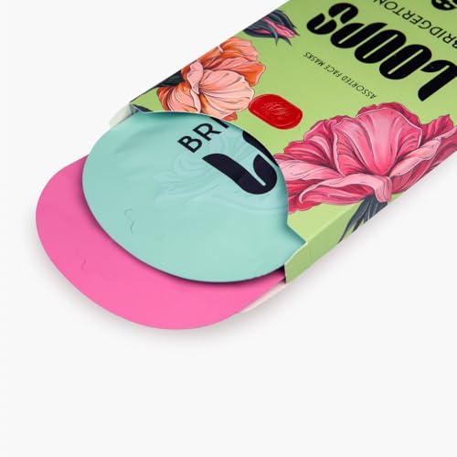 LOOPS Beauty Bridgerton¢â NETFLIX In The Garden Set -The Best Hydrogel Face Masks for Every Skin Moment Face Mask - 2 Hydrating Masks - Clean Slate and Double Take - All Skin Types, 2pc